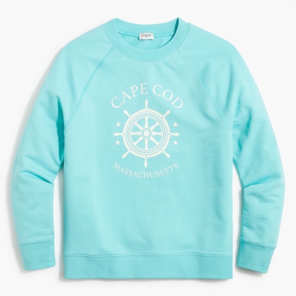 NWT!!! Jcrew Cape Cod Crewneck Graphic Sweatshirt (Size S)